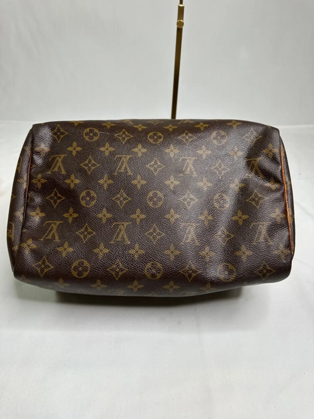 Louis Vuitton Monogram Speedy Bag in Brown and Tan Vintage
